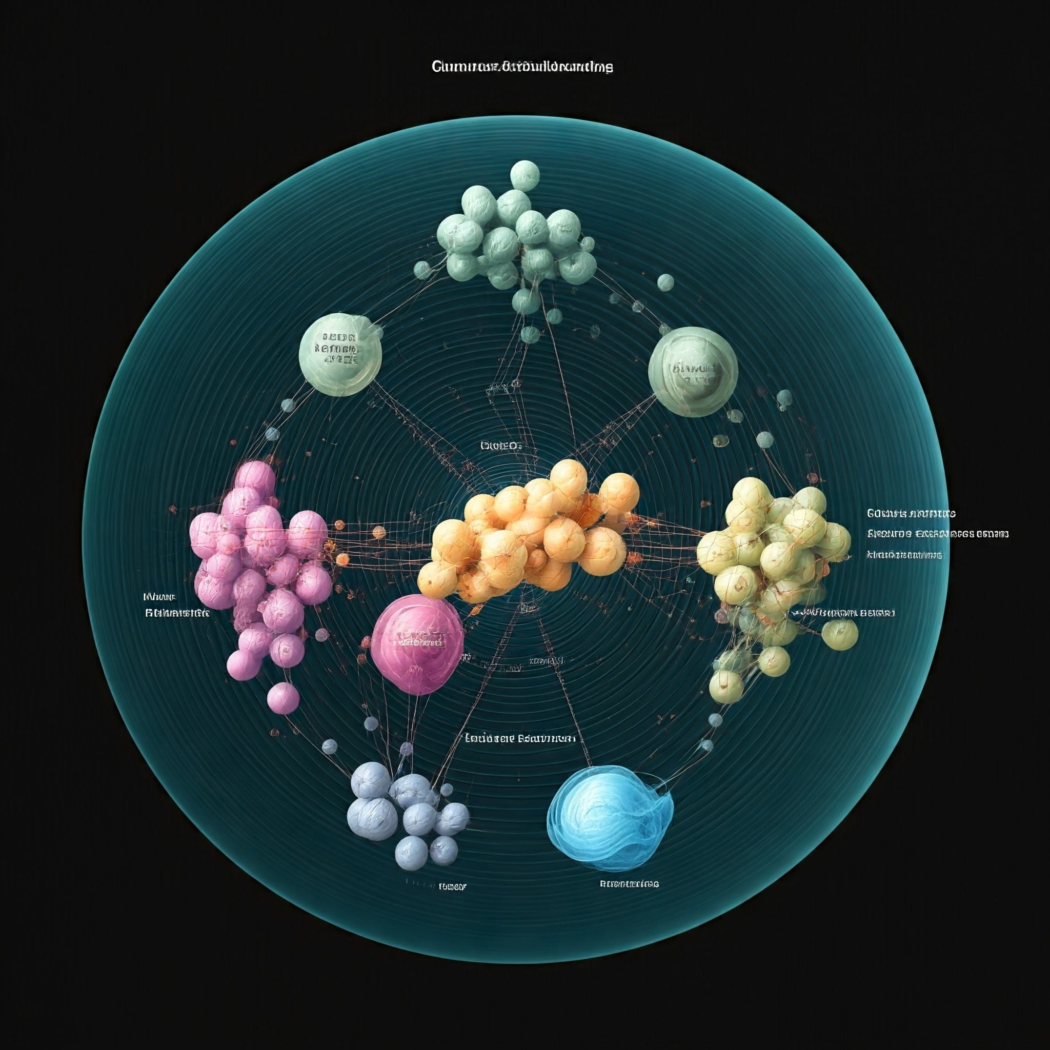 A diagram of a genomic foundation model, a neural network architecture designed for analyzing genomic data.