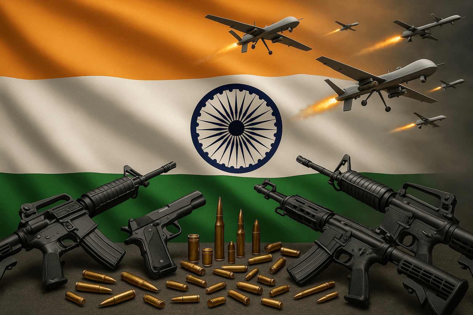 Arms and Ammunition in India.