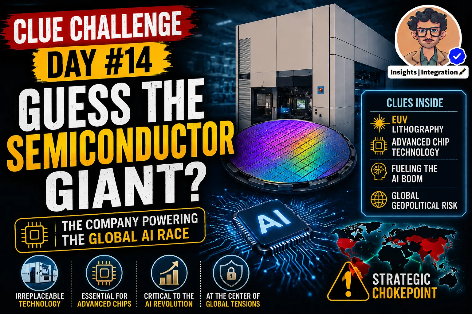 Clue Challenge Day #14: Guess the Semiconductor Giant?