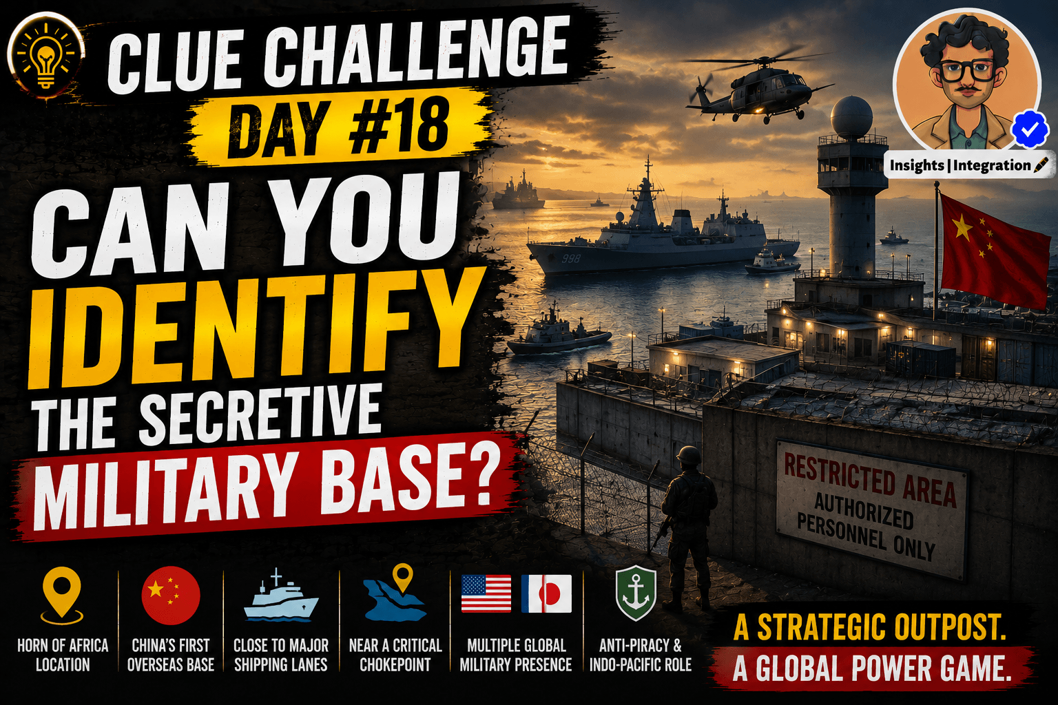 Clue Challenge Day #18: Can You Identify the Secretive Military Base?