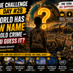 Clue Challenge Day #28: The World Has a New Name for an Old Crime — Can You Guess It?