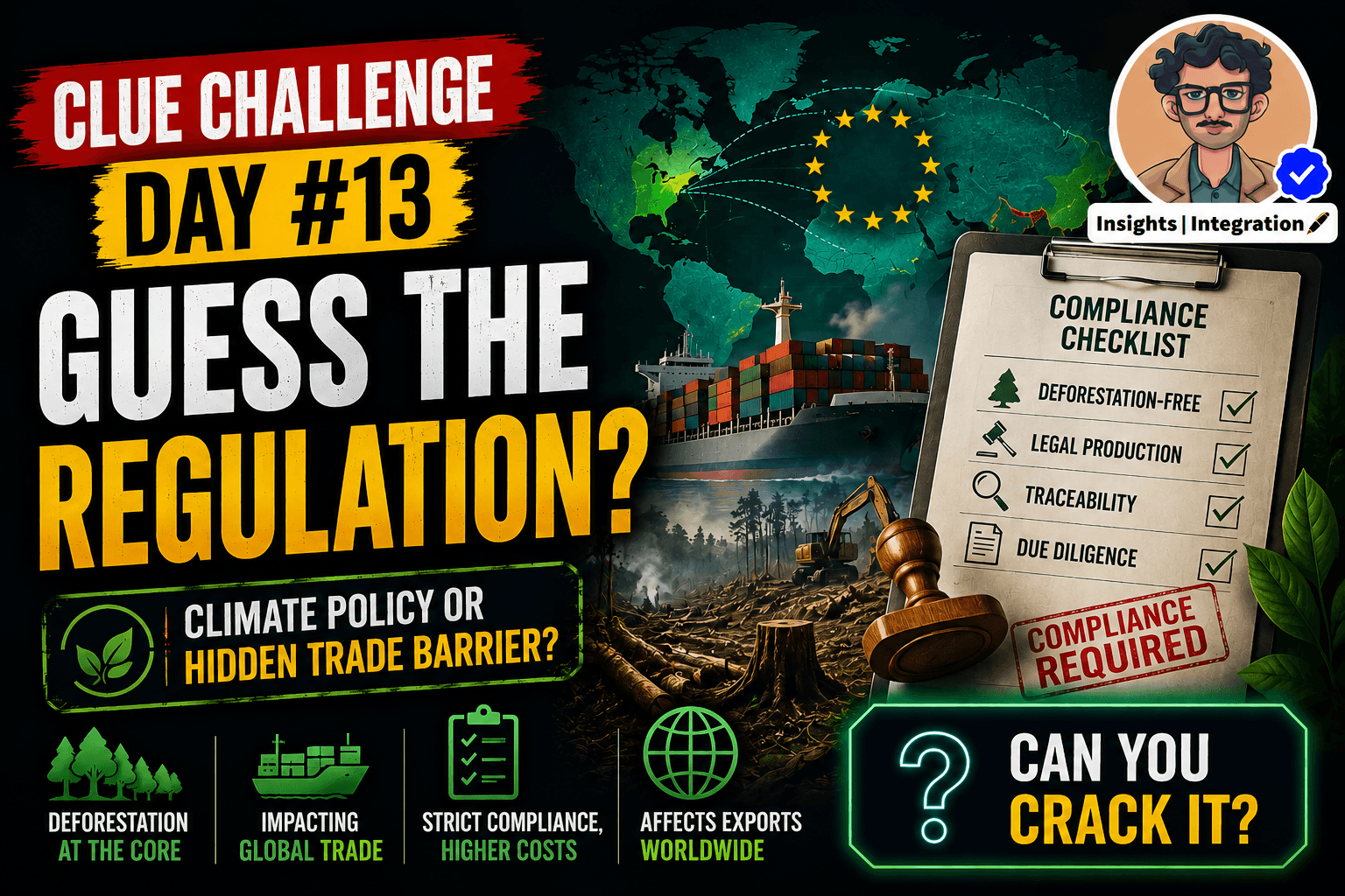 Clue Challenge Day #13: Guess the Regulation?