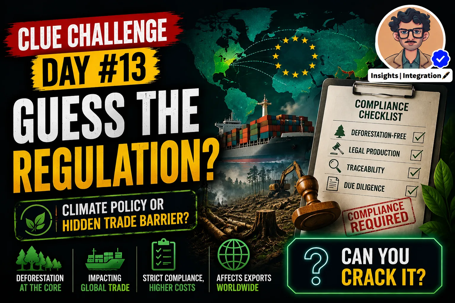 Clue Challenge Day #13: Guess the Regulation?