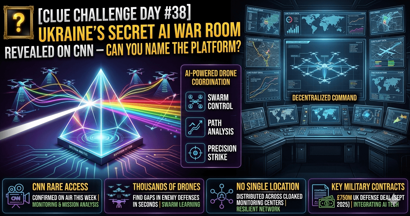 Clue Challenge Day #38: Ukraine’s Secret AI War Room Was Just Revealed on CNN