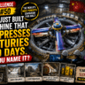 Clue Challenge Day #50: China Just Built a Machine That Compresses Centuries Into Days. Can You Name It?