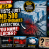 Clue Challenge Day #54: Scientists Just Found 500 Hidden Earthquakes Under Antarctica. Can You Name the Glacier?