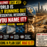 Clue Challenge Day #57: The World Is Quietly Running Out of This Essential Resource. Can You Name It?