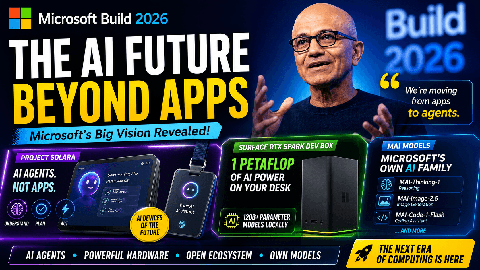 Microsoft Build 2026: Project Solara, AI Agents and the Future Beyond Apps