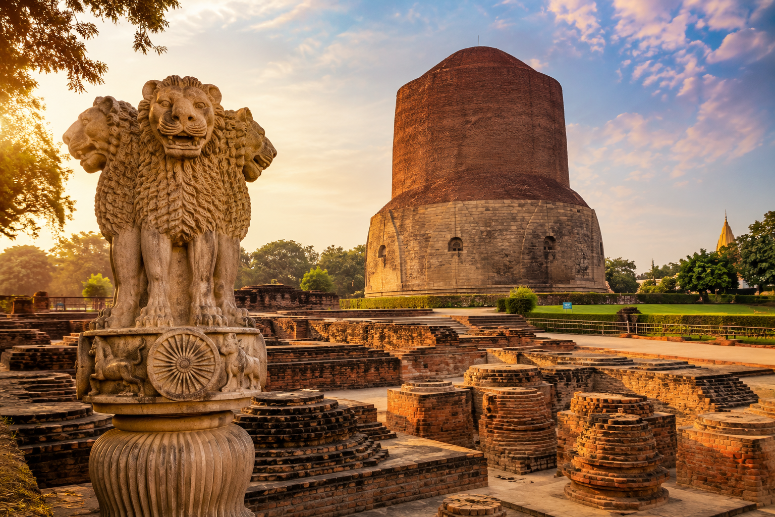 “Ancient Buddhist Site of Sarnath” Inscribed in the UNESCO World Heritage List