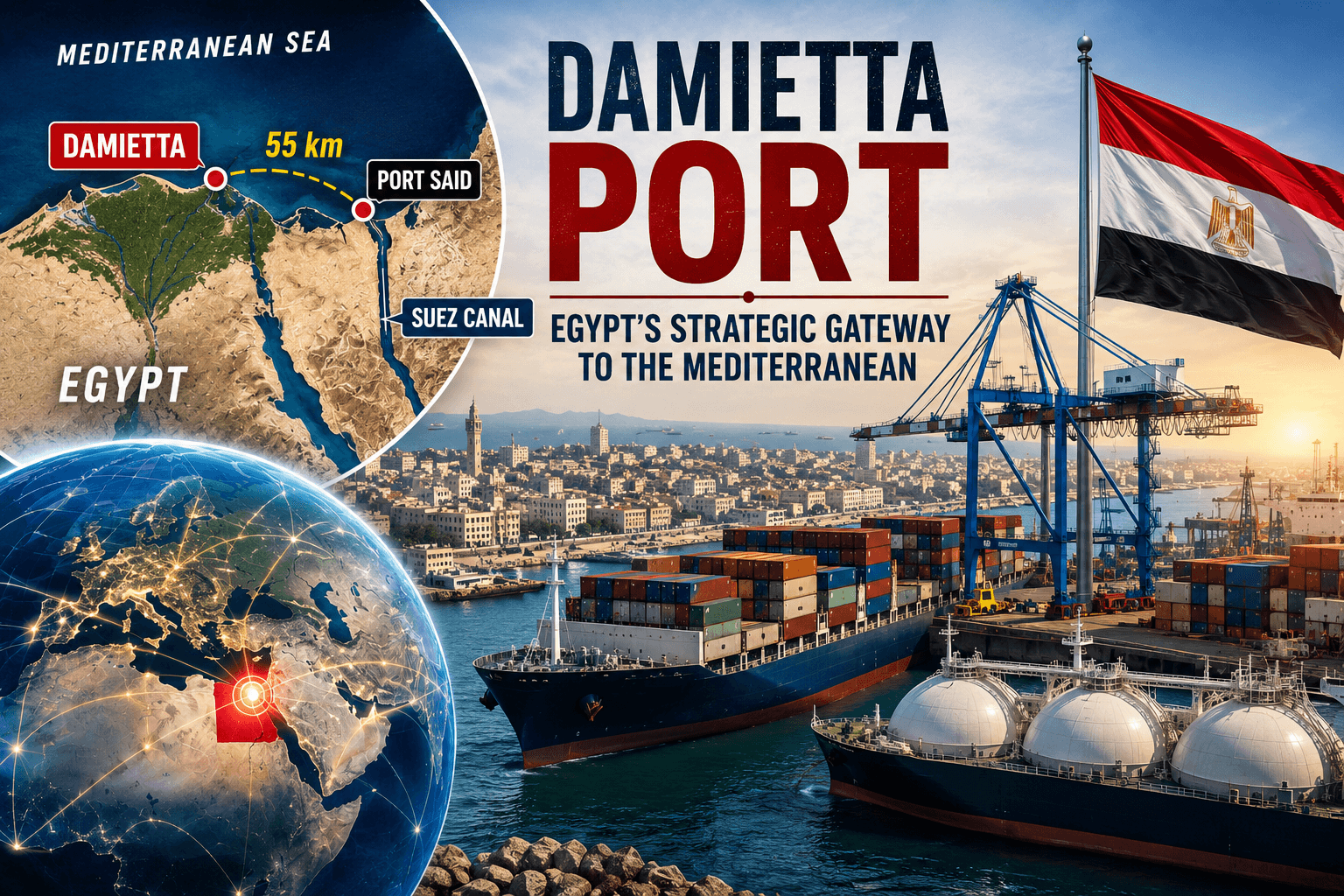 Why Egypt's Damietta Port Is Suddenly in the Global Spotlight: The Strategic Mediterranean Gateway Near the Suez Canal