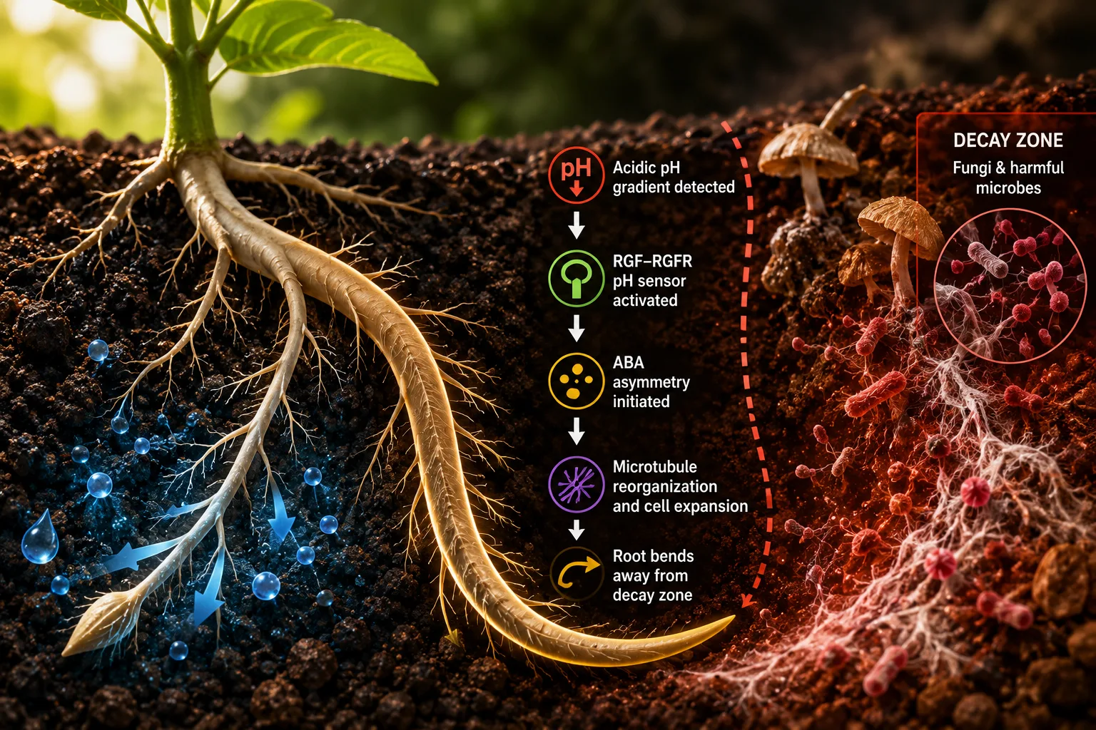 Scientists Discover Saprotropism—How Plant Roots Sense Danger Underground