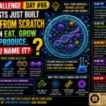 Clue Challenge Day #66: Scientists Just Built a Cell From Scratch That Can Eat, Grow and Reproduce. Can You Name It?