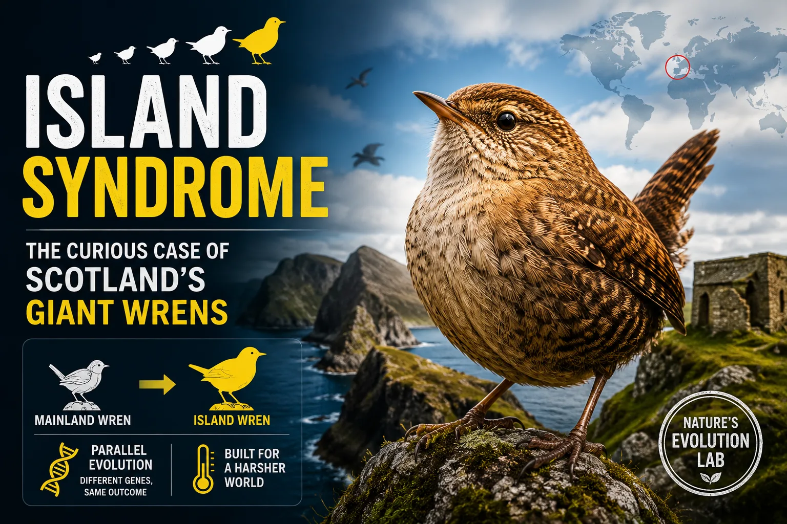 Island Syndrome Explained: Why Scotland’s Wrens Are Growing Bigger Than Ever