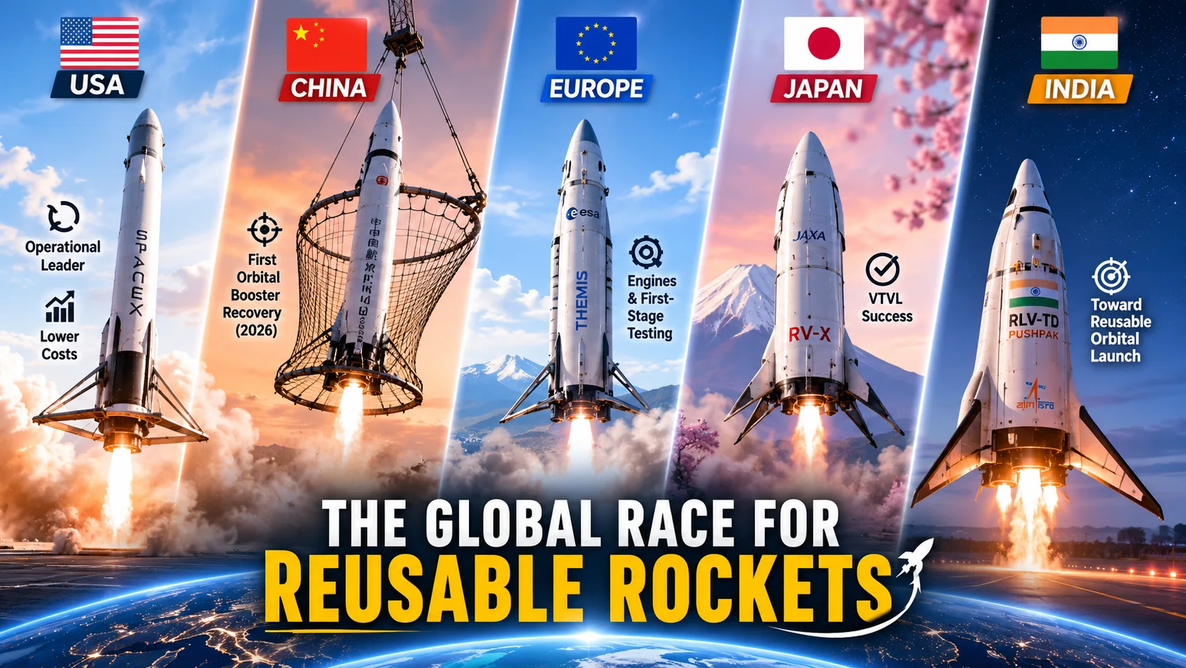 The Global Race for Reusable Rockets