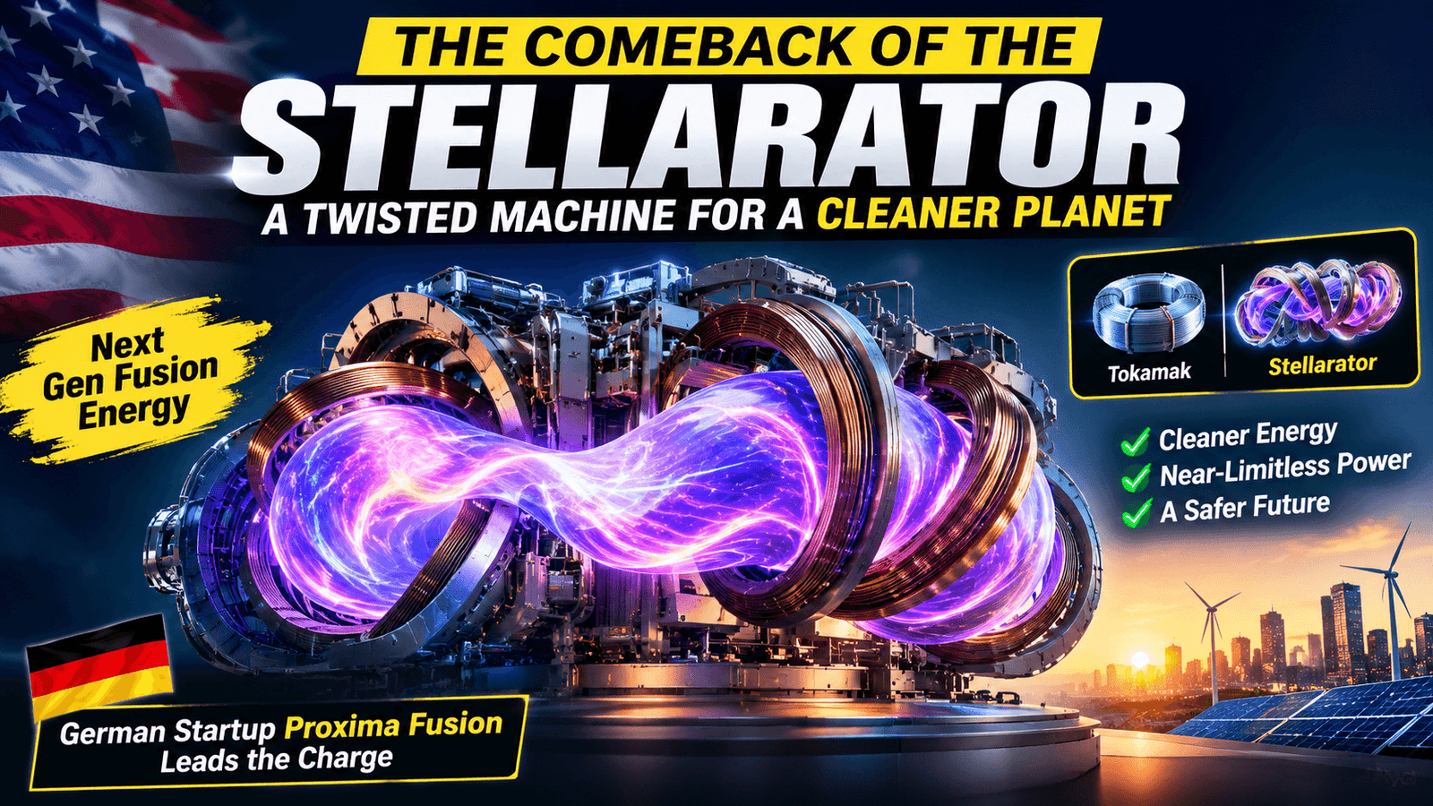 Stellarator Explained: Why an Old Fusion Idea Is Suddenly Making a Comeback