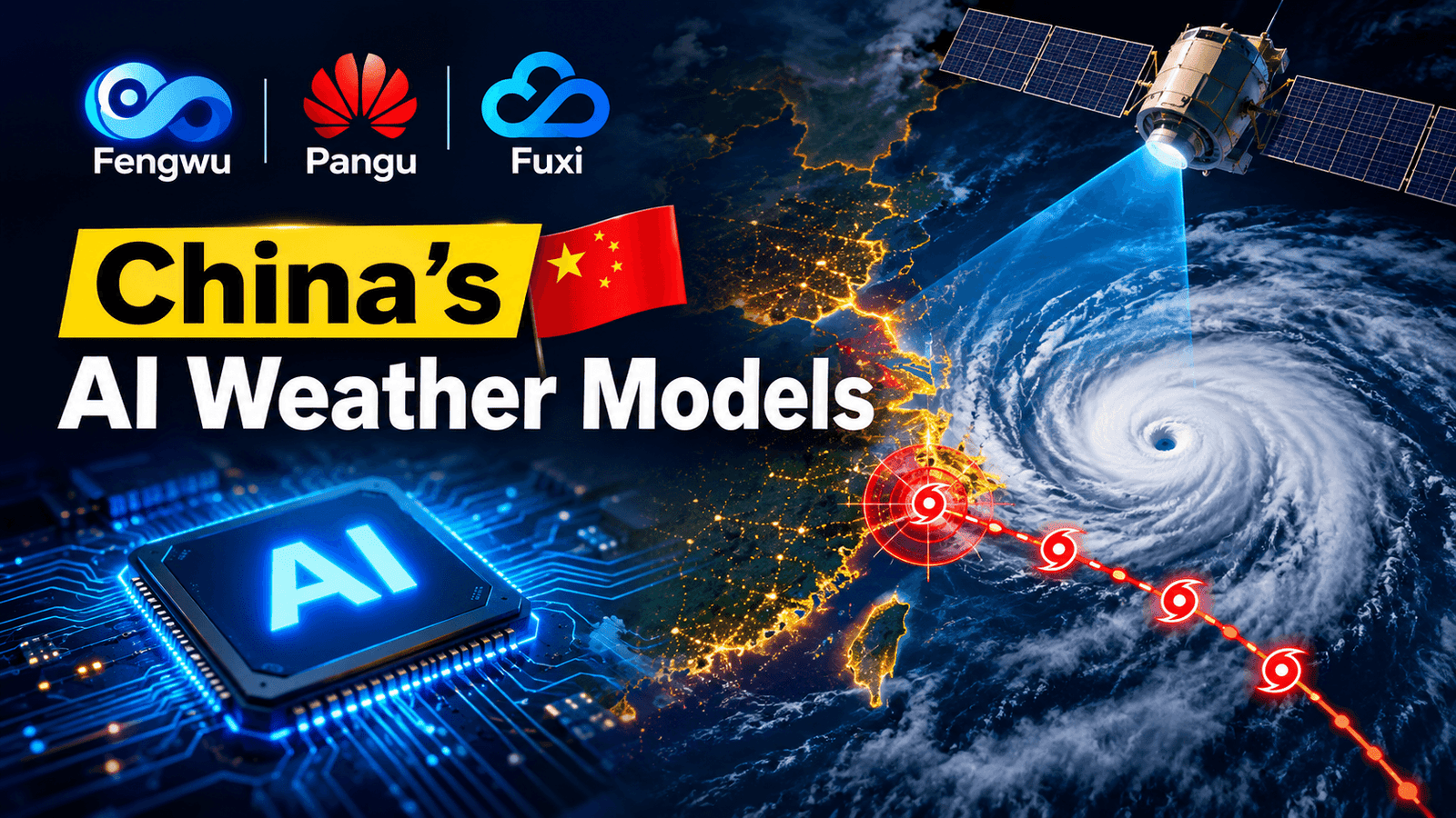China’s AI Weather Models: Fengwu, Pangu and Fuxi Race to Predict Extreme Weather