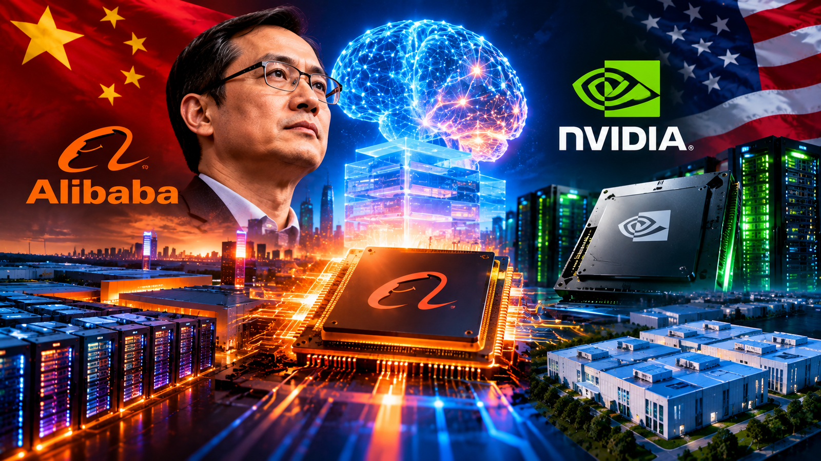 Alibaba Zhenwu V900, Qwen 5 AI model, China AI chips, Alibaba AI strategy, Nvidia China competition, AI data centres, T-Head AI chip, Chinese artificial intelligence.